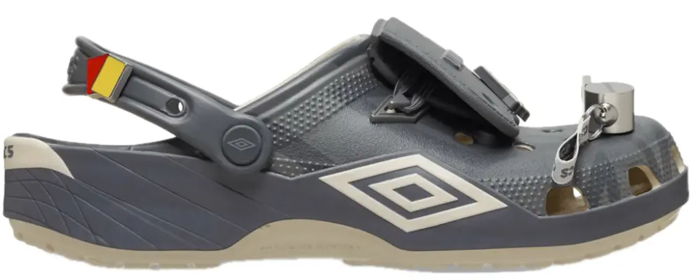 Dép Crocs Classic Clog ‘Umbro Bone Slate Grey’ 213397