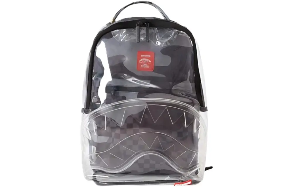 Balo Sprayground Shark Mouth ‘Brown White Clear’ W1035726