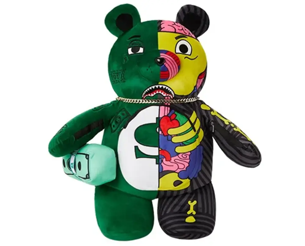 Balo SPRAYGROUND Fabric 'Black Green' 910B4576NSZ