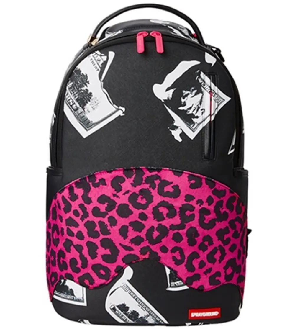 Balo Sprayground Shark Mouth 'Black Pink Leopard' W0845730