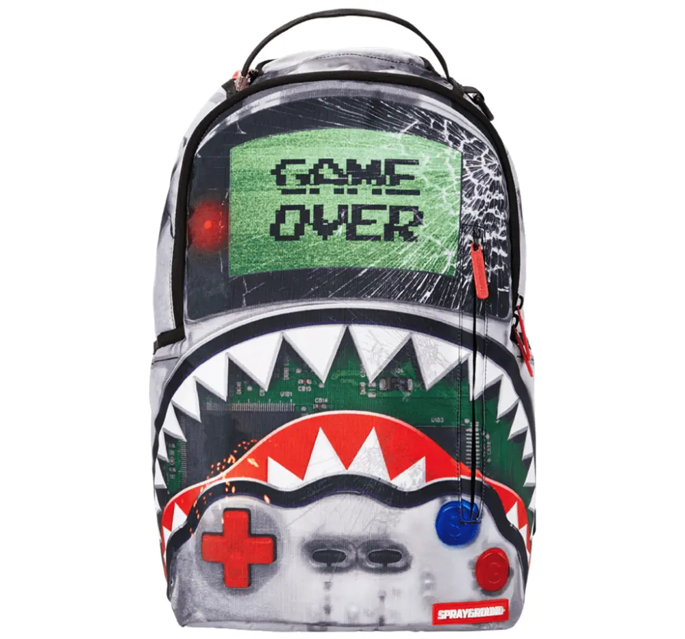 Balo Sprayground Game Over Shark Backpack
