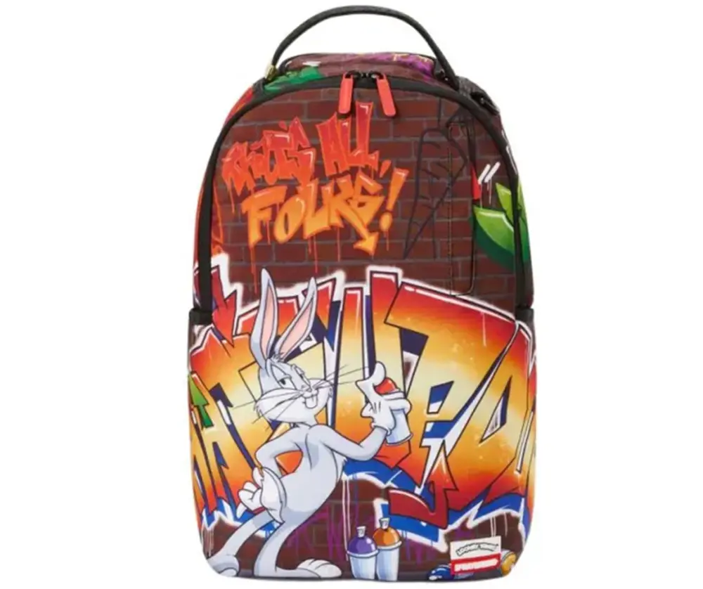 Balo SPRAYGROUND Polyester 'Orange Gray' 910B4383NSZ