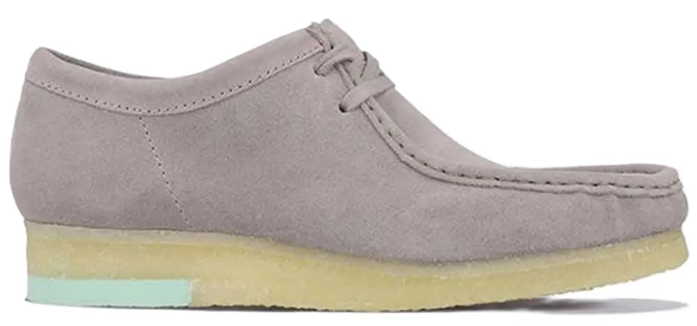Giày Clarks Mens Wallabee Low 'Gray Combi' 26160202