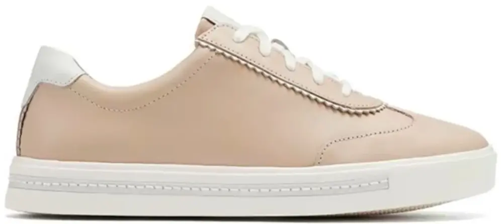 Giày Clarks Cowhide Comfortable 'Light Pink' 261667444