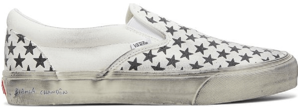 Giày Vans Vault x Bianca Chandon Classic Slip-On LX Stressed ‘Black White’ VN0A3QXYBA21