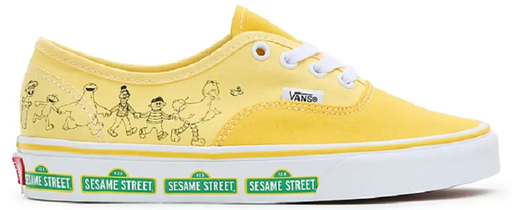 Giày Vans Sesame Street x Authentic 'Yellow' VN0009PVYLW