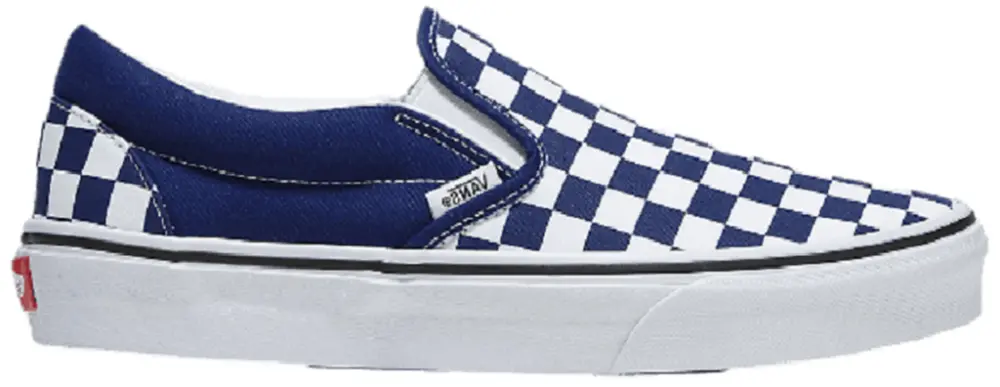 Giày Vans Classic Slip-on Checkerboard 'Beacon Blue' VN000BVZBYM