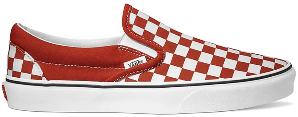 Giày Vans Classic Slip-On 'Red and White' VN000BVZ49X