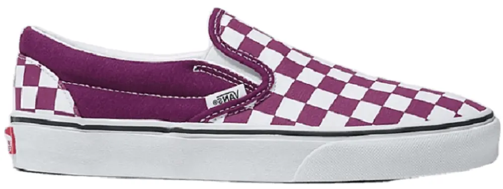 Giày Vans Classic Slip-on Checkerboard 'Purple' VN000BVZDRV