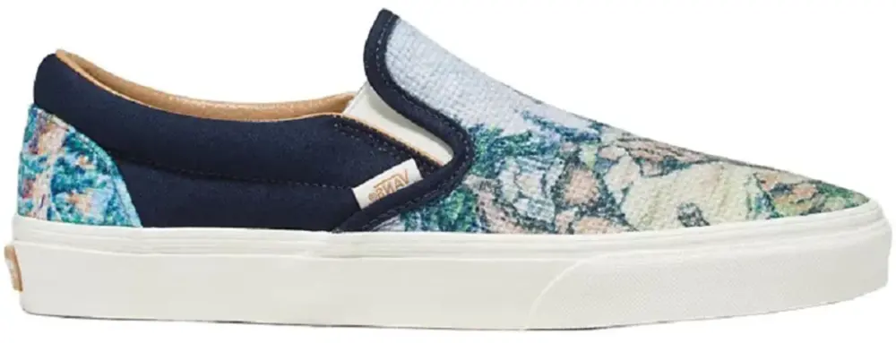 Giày Vans Classic Slip-On 'Blue-Green' VN0009Q7FRS