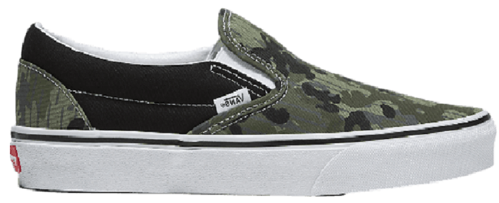 Giày Vans Classic Slip-on Camo 'Green' VN0009Q7BGK