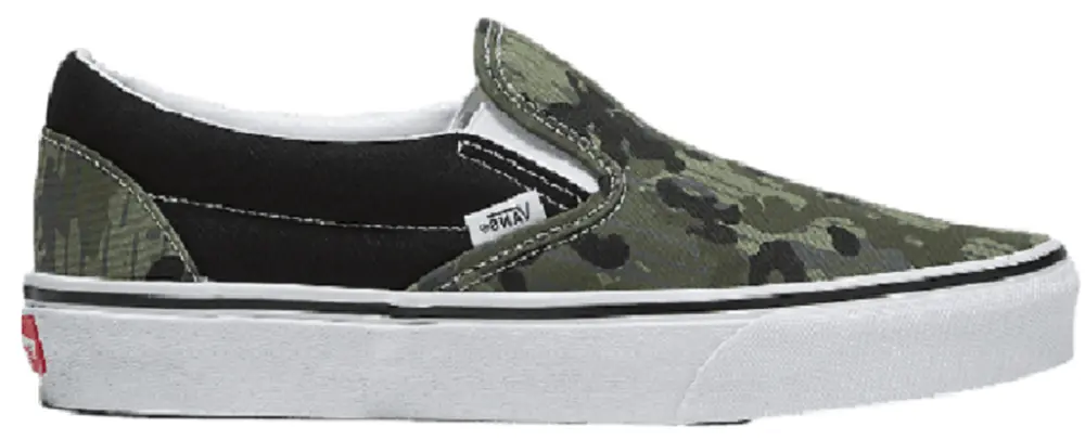 Giày Vans Classic Slip-on Camo 'Green' VN0009Q7BGK