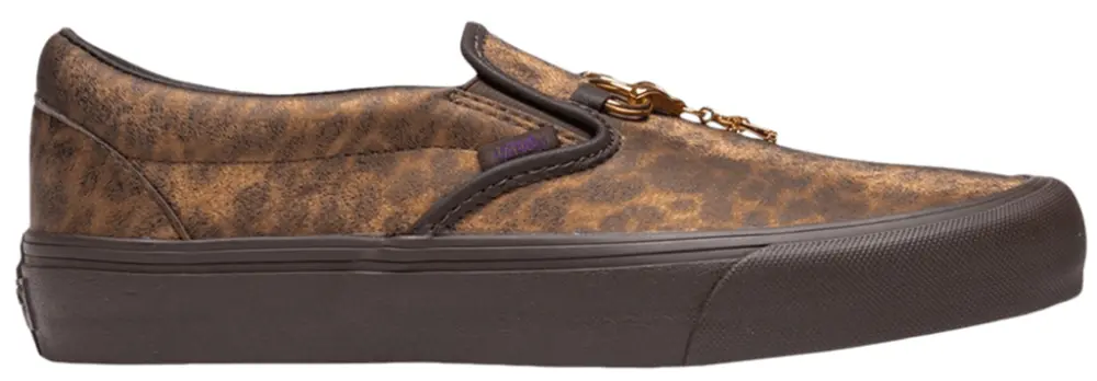 Giày Vans Needles x Vault Classic Slip On V 'Animal Print Brown' VN0A3QXY2GU