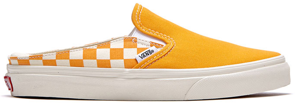Giày Vans CheckerBoard Mule Slip-On Orange FLVNAS1U14