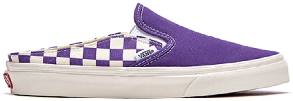 Giày Vans Checkerboard Mule Slip-On 'Violet' FLVNAS1U13