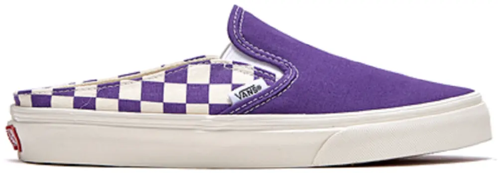 Giày Vans Checkerboard Mule Slip-On 'Violet' FLVNAS1U13