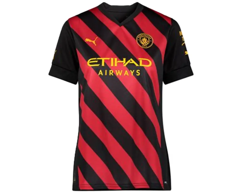 Áo Puma Manchester City Away 22/23 Replica Jersey 'Tango Red' 765722-02