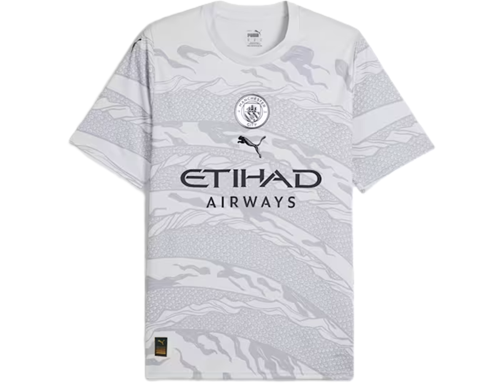 Áo Puma Manchester City Year of the Dragon Jersey 'Silver Mist-Gray Fog' 778516-20