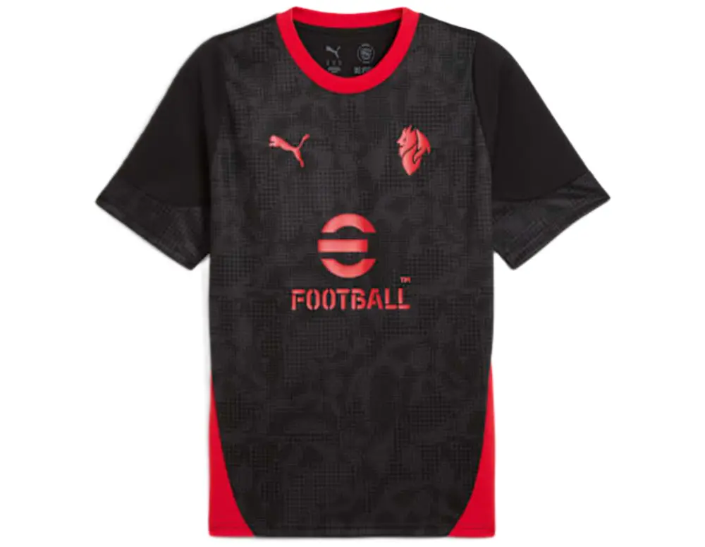 Áo Puma AC Milan 25/26 Training Shirt ‘Black Red’ 782356-04
