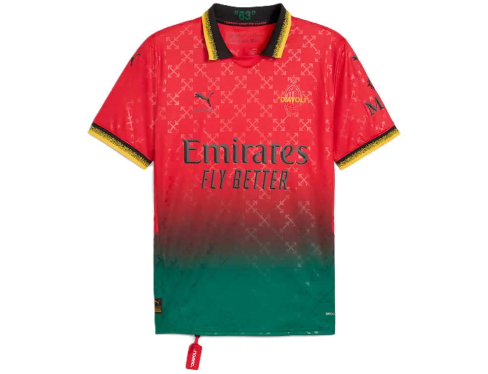Áo Puma Ac Milan x Off-White™ Jersey ‘For All Time Red’ 783001-02