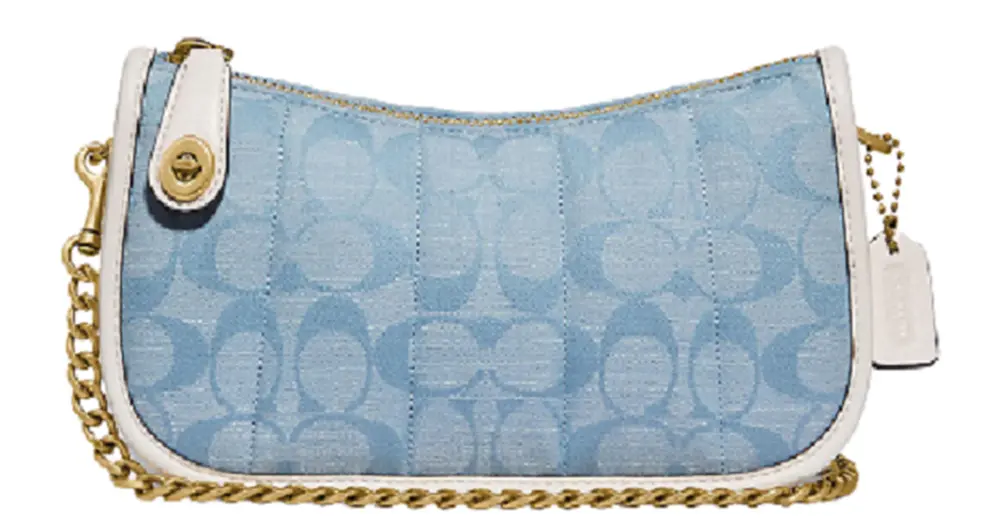 Túi Coach Swinger 20 In Signature Chambray With Quilting C5016 B4SUX