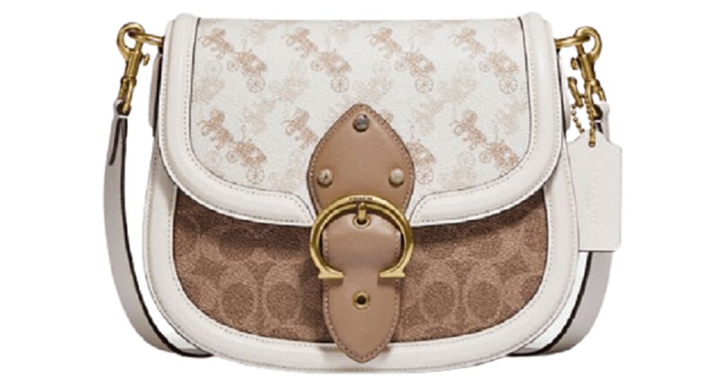 Túi Coach Beat Saddle Bag With Horse And Carriage Print C3841 B4SN5