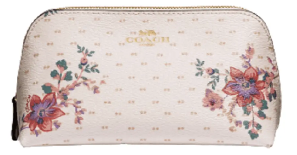 Túi Coach Cosmetic Case 17 With Mini Magnolia Bouquet Print F32067