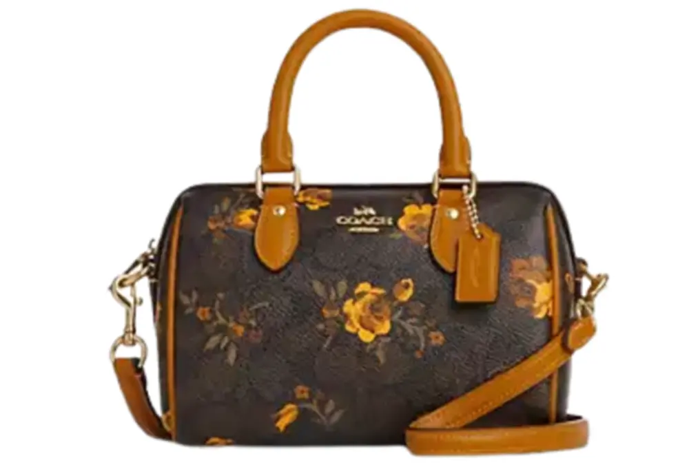Túi Coach Mini Rowan Crossbody ‘Walnut’ CCF31-IMYEN