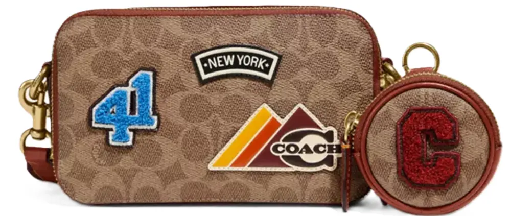 Túi Coach Charter Slim Crossbody In Signature ‘Brown’ C6744-OGT