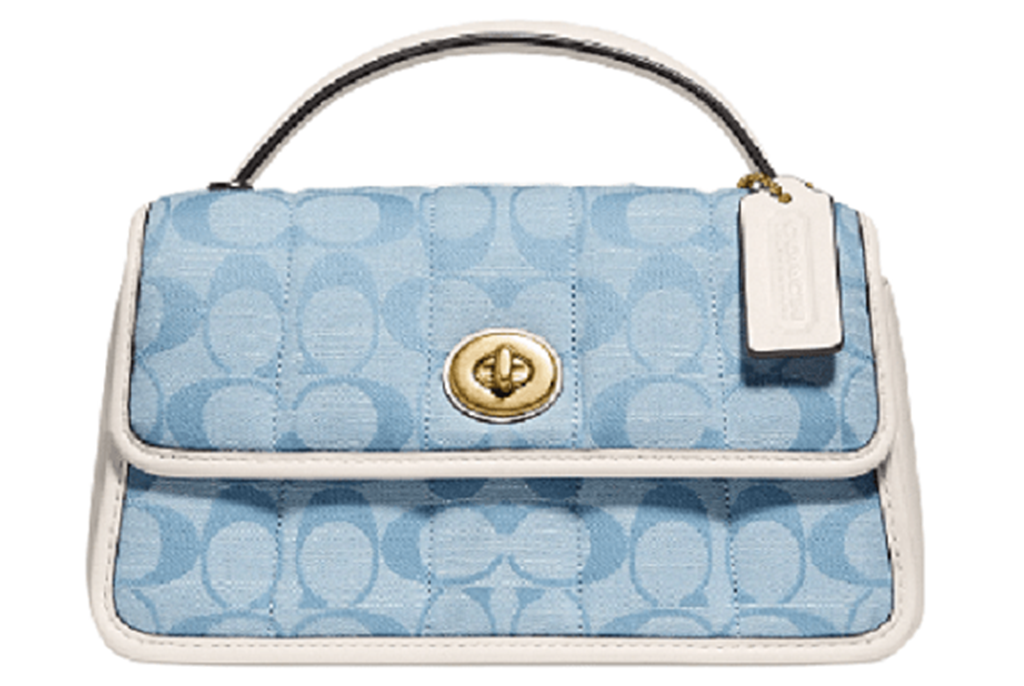 Túi Coach Dinky 18 In Signature Chambray With Quilting C4689 B4SUX