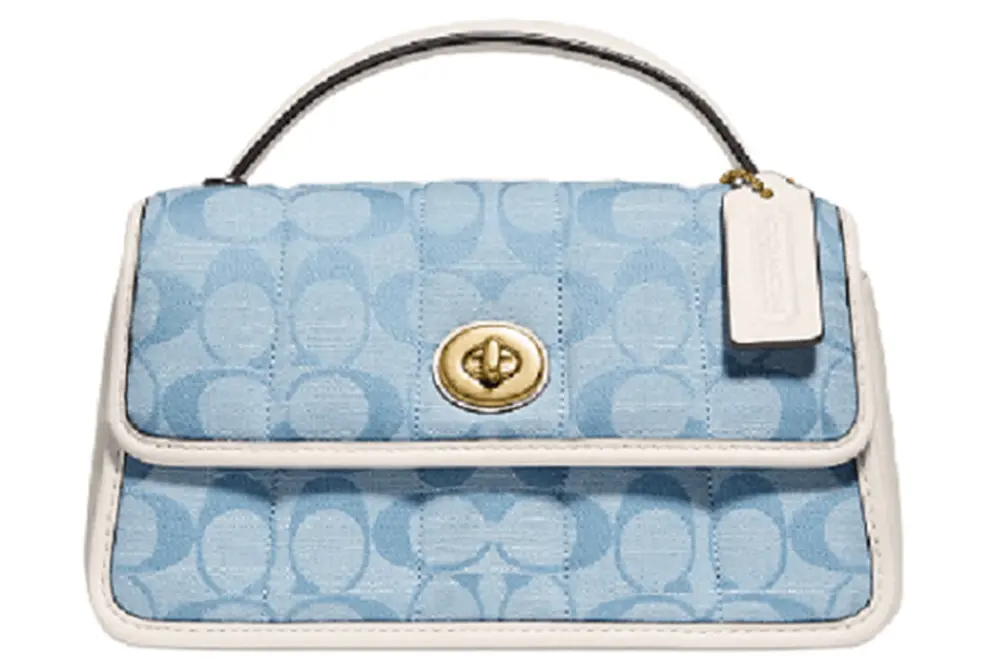 Túi Coach Dinky 18 In Signature Chambray With Quilting C4689 B4SUX