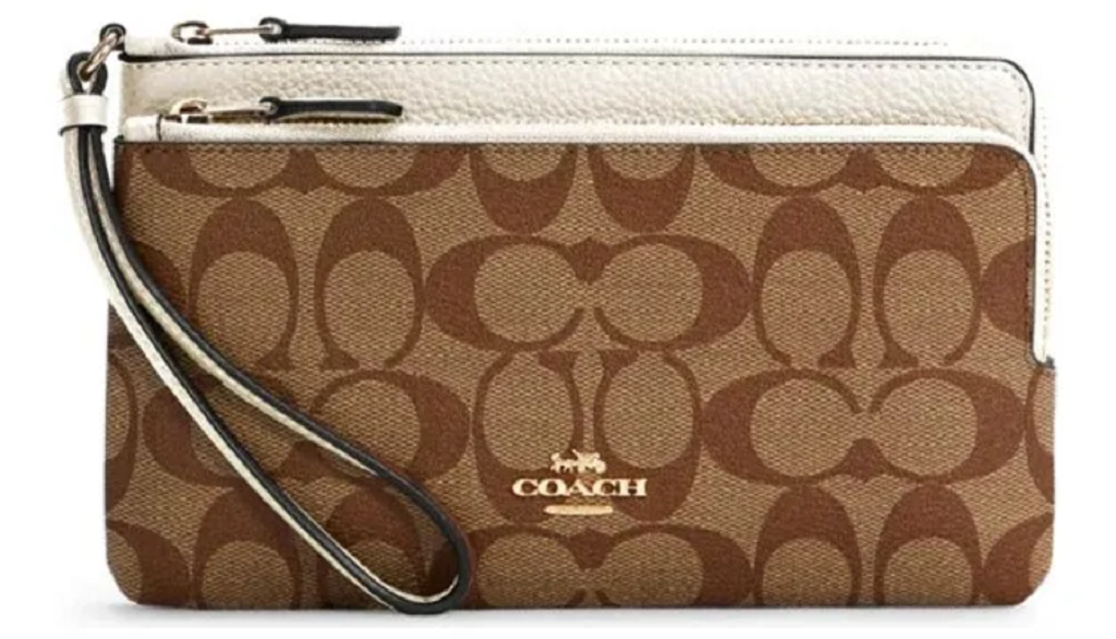 Túi Coach Double Zip Wallet In ‘Khaki’ C5576-IMDJ8