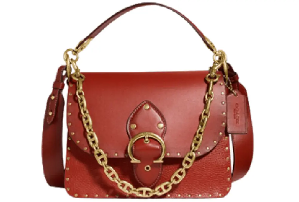 Túi Coach Beat Shoulder Bag With Rivets C3838 B4SAR