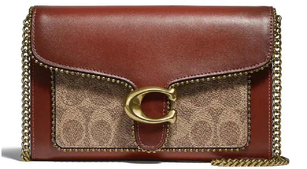 Túi Coach Tabby Chain Clutch ‘Red Brown’ 6909-B4NQ4
