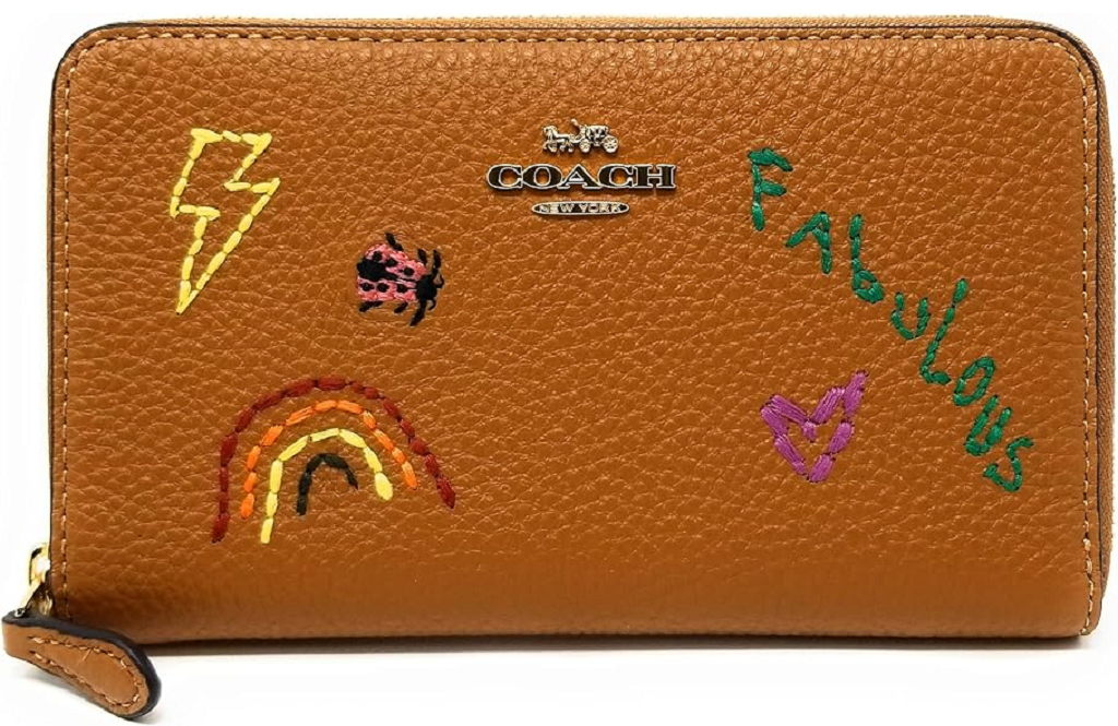 Túi Coach Leather Wallet ‘Brown’ C9105-IMQUN