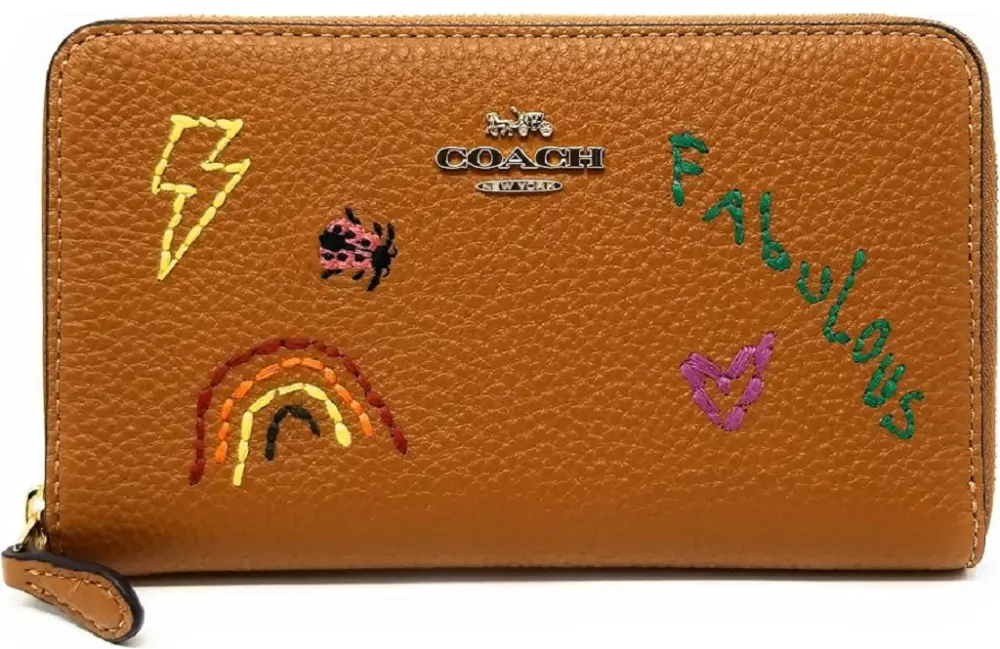 Túi Coach Leather Wallet ‘Brown’ C9105-IMQUN