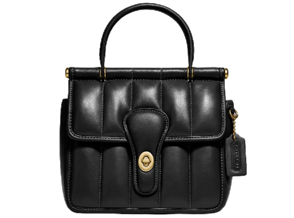 Túi Coach Willis Top Handle 18 'With Quilting' C3844 B4 BK