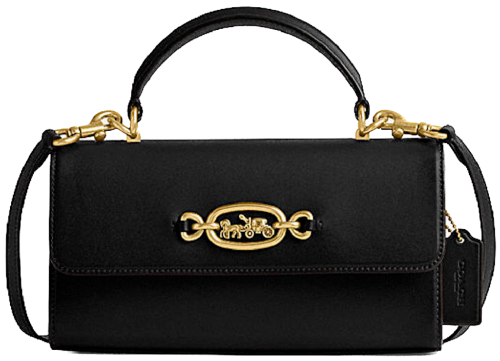 Túi Coach Harlow Top Handle 'Black' CM701-B4-BK