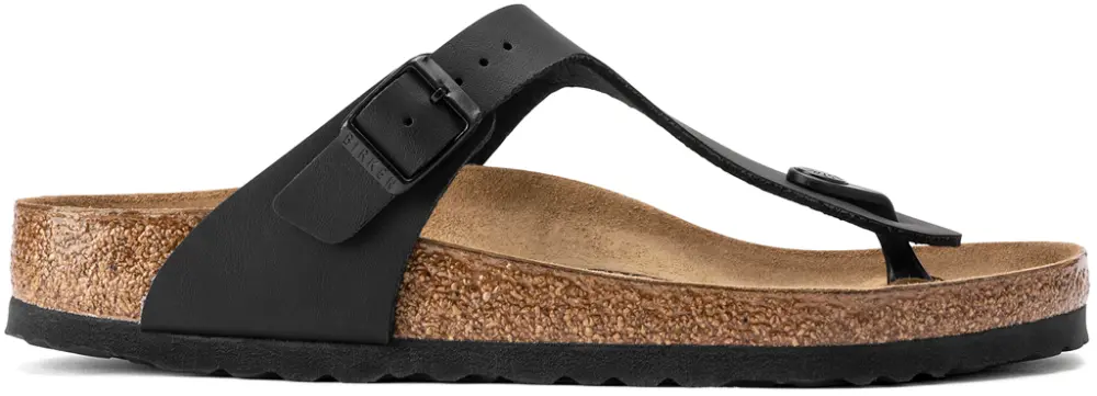 Dép Birkenstock Gizeh Birko Flor 'Black' 43691