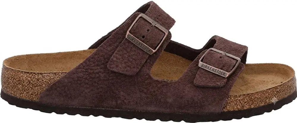 Dép Birkenstock Arizona Soft Footbed Nubuck Leather 1019007