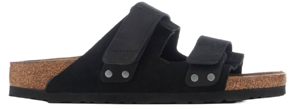 Dép BIRKENSTOCK Uji Nubuck Narrow 'Black' 1024832