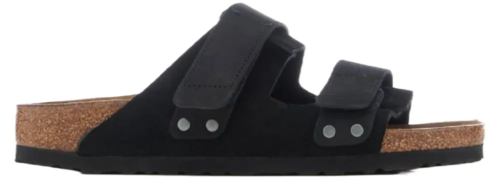 Dép BIRKENSTOCK Uji Nubuck Narrow 'Black' 1024832