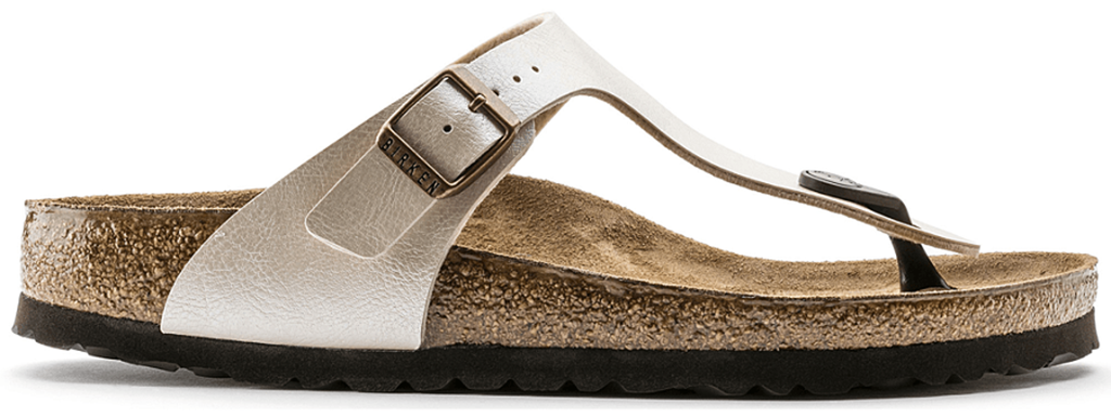 Dép Birkenstock Gizeh Birko Flor 'Pearl White' 943871