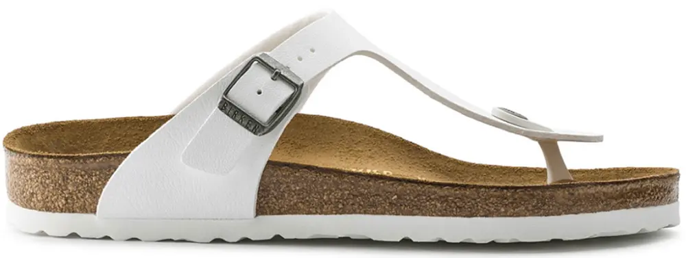 Dép Birkenstock Gizeh Birko Flor 'White' 745531