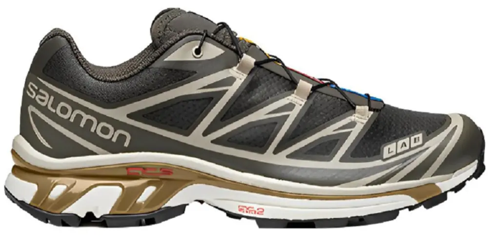 Giày Salomon XT-6 'Beluga Pewter Dull Gold' 471362