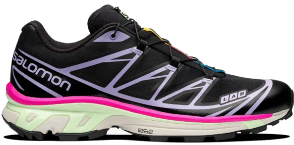 Giày Salomon XT-6 ‘Black Lavender’ L41455000