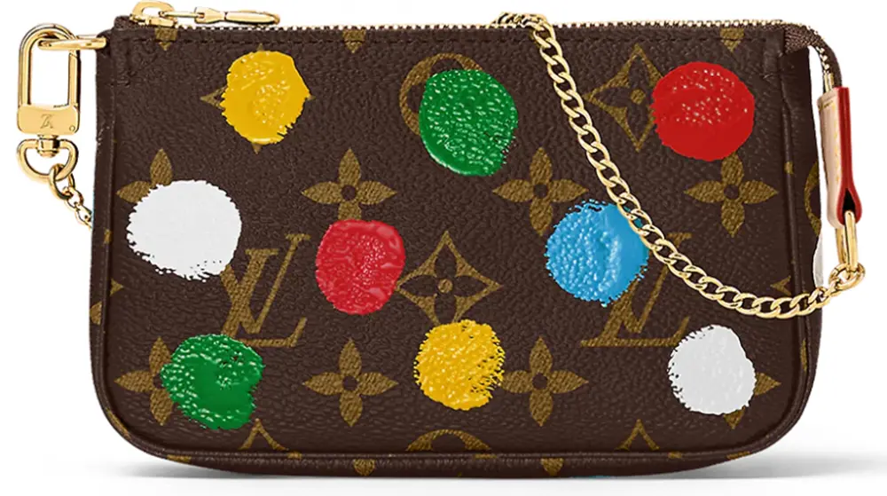 Túi Louis Vuitton x Yk Mini Pochette Accessoires ‘Brown Dots Print’ M81866