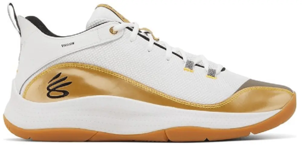 Giày Under Armour 'White Metallic Gold' 3024764-106