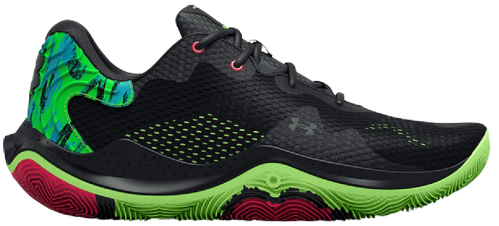 Giày Under Armour Spawn 4  'Black Quirky Lime' 3025345-002