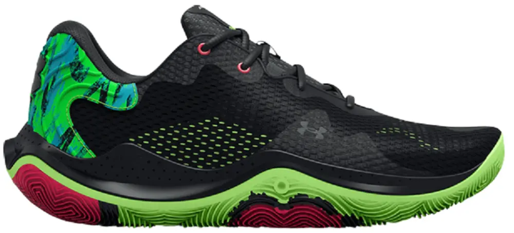 Giày Under Armour Spawn 4 'Black Quirky Lime' 3025345-002
